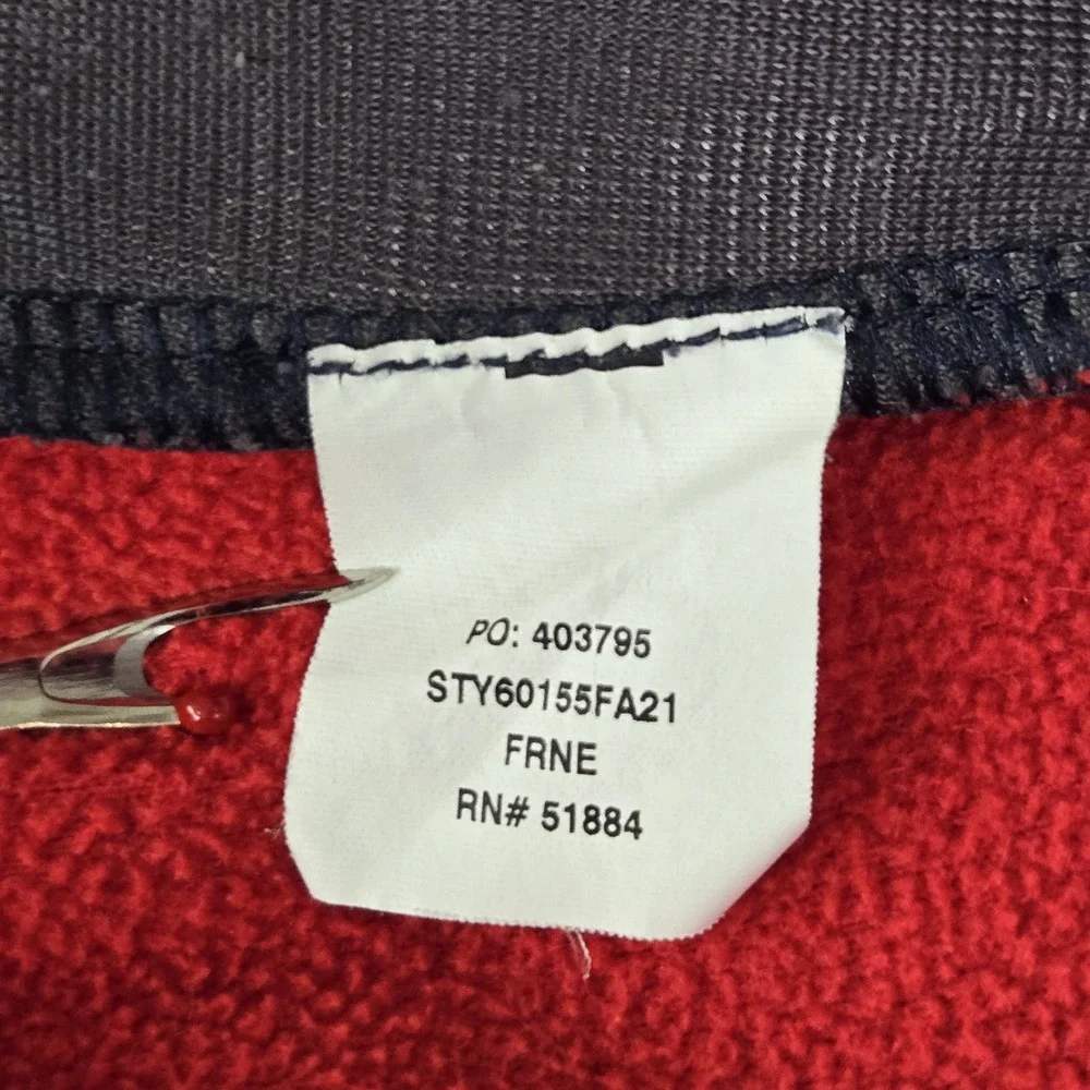 Patagonia Toddler Jacket 5T Red Colorblock Fleece Baby Micro D Snap T READ